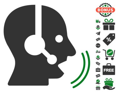 Operatör konuşma simgesini ücretsiz bonus