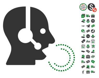 Operatör konuşma simgesini ücretsiz bonus