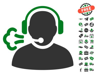 Operatör konuşma simgesini ücretsiz bonus