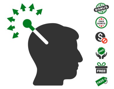 Ücretsiz Bonus ile optik sinir arayüzü simgesi