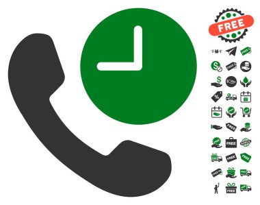 Telefon saat simgesini ücretsiz bonus