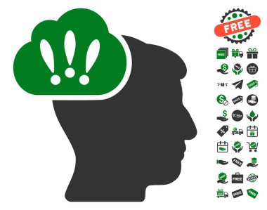 Ücretsiz Bonus ile sorun beyin fırtınası simgesi