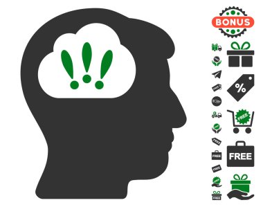 Ücretsiz Bonus ile sorun beyin fırtınası simgesi