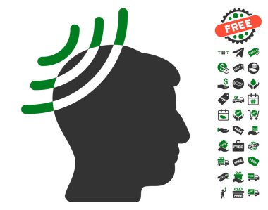 Ücretsiz Bonus ile radyo Resepsiyon kafa simgesi