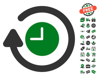 Saat simgesi ücretsiz Bonus ile tekrar