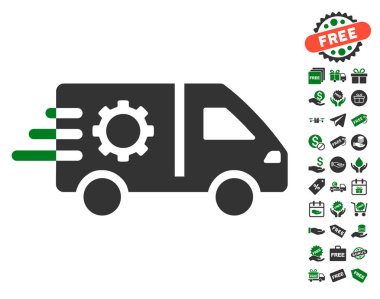 Ücretsiz Bonus ile hizmet araba simgesi