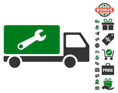 Ücretsiz Bonus ile hizmet araba simgesi
