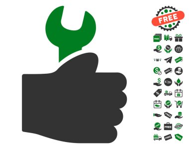 Hizmet el simgesi ücretsiz bonus