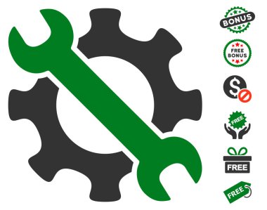 Ücretsiz Bonus simgesiyle hizmet araçları