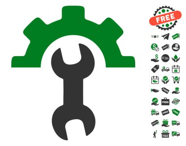 Ücretsiz Bonus simgesiyle hizmet araçları