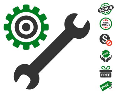 Ücretsiz Bonus simgesiyle hizmet araçları