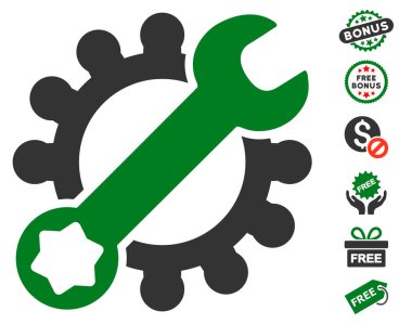 Ücretsiz Bonus simgesiyle hizmet araçları