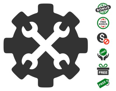 Ücretsiz Bonus simgesiyle hizmet araçları