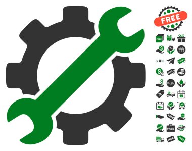 Ücretsiz Bonus simgesiyle hizmet araçları