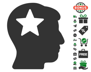 Ücretsiz Bonus ile yıldız kafa simgesi