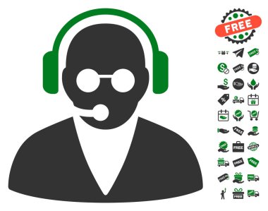 Ücretsiz Bonus ile destek işleç simgesi