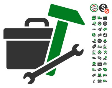 Araç kutusu simgesi ile ücretsiz Bonus