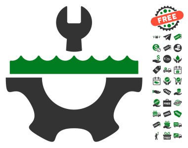 Su Servisi dişli simgesini ücretsiz bonus
