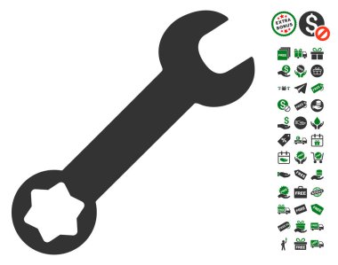 İngiliz anahtarı simgesini ücretsiz bonus