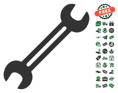 İngiliz anahtarı simgesini ücretsiz bonus