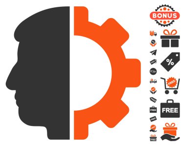 Ücretsiz Bonus ile Android kafa simgesi