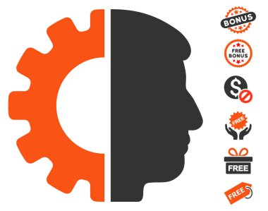 Ücretsiz Bonus ile Android kafa simgesi