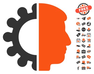 Ücretsiz Bonus ile Android kafa simgesi