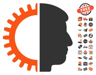 Ücretsiz Bonus ile Android kafa simgesi