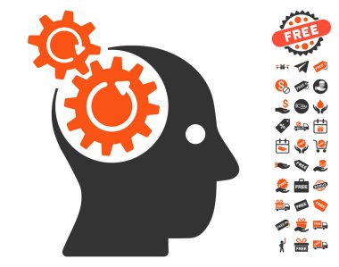 Beyin Gears döndürme simgesi ücretsiz bonus