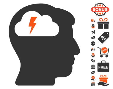 Beyin fırtınası simgesi ücretsiz bonus