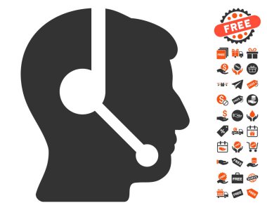 Çağrı Merkezi operatörü simgesi ücretsiz bonus