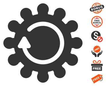 COG döndürme simgesi ücretsiz bonus