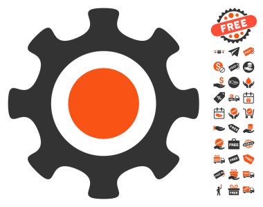 Ücretsiz Bonus dişli simgesiyle