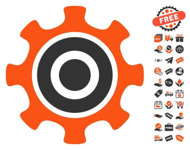 Ücretsiz Bonus dişli simgesiyle