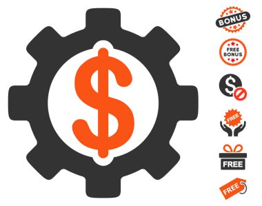 Ücretsiz Bonus ile Geliştirme maliyet simgesi