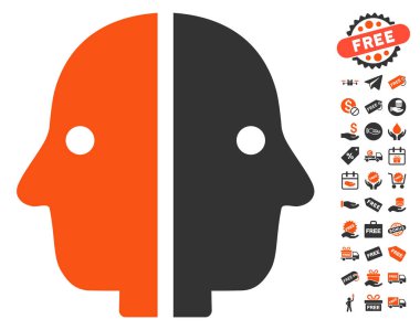 Çift yüzlü simgesi ücretsiz bonus