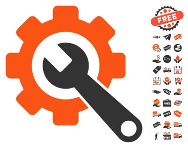 Dişli ve ücretsiz Bonus ile Wrench kutsal kişilerin resmi