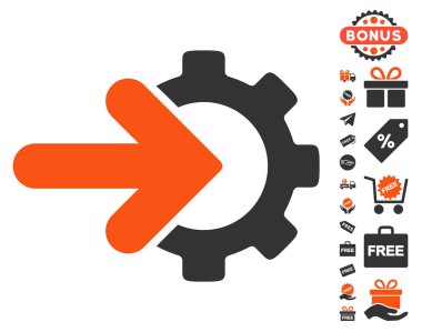 Dişli Tümleştirme simgesini ücretsiz bonus