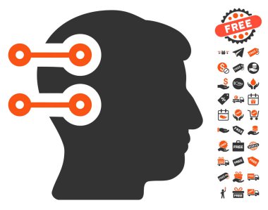 Ücretsiz Bonus kafa bağlayıcılar simgesiyle