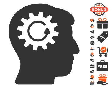 Döndürme simgesi ücretsiz bonus kafa dişli