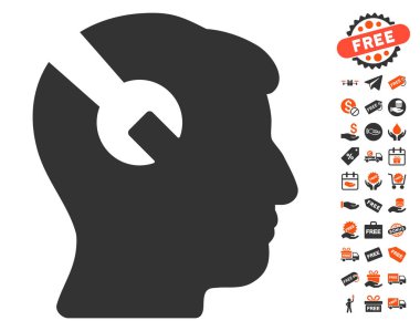 Kafa cerrahi Wrench kutsal kişilerin resmi ile ücretsiz Bonus