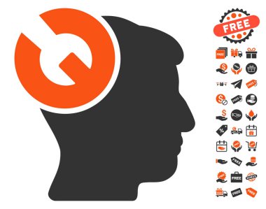 Kafa cerrahi Wrench kutsal kişilerin resmi ile ücretsiz Bonus