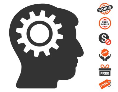 Akıl dişli simgesini ücretsiz bonus
