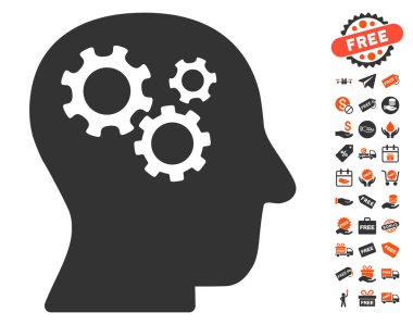 Ücretsiz Bonus ile akıl Gears simgesi