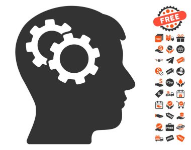 Ücretsiz Bonus ile akıl Gears simgesi