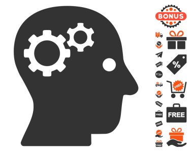 Ücretsiz Bonus ile akıl Gears simgesi