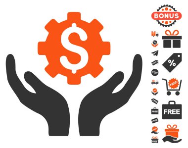 Ücretsiz Bonus ile bakım fiyat simgesi