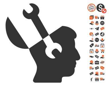 Zihin anahtar araçlar simgesine ücretsiz bonus