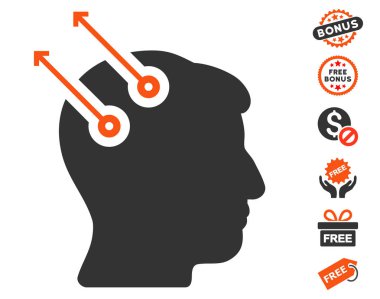 Sinirsel arayüz fişler simgesi ücretsiz bonus