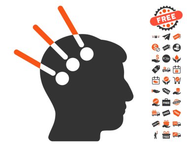 Sinirsel arayüz simgesi ücretsiz bonus